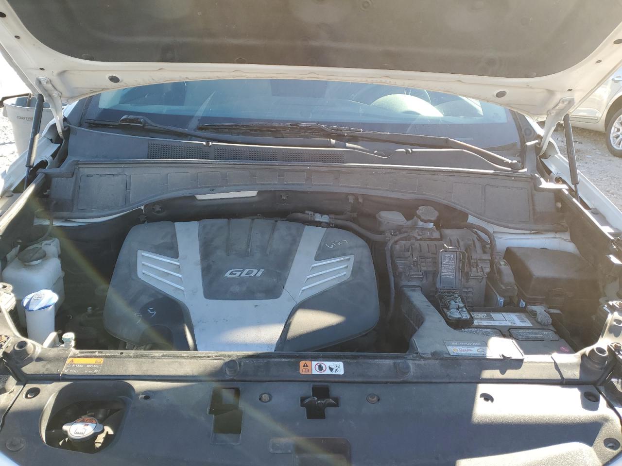 2016 Hyundai Santa Fe VIN KM8SMDHF2GU161705 Copart auction photo, front end damage thumbnail 14