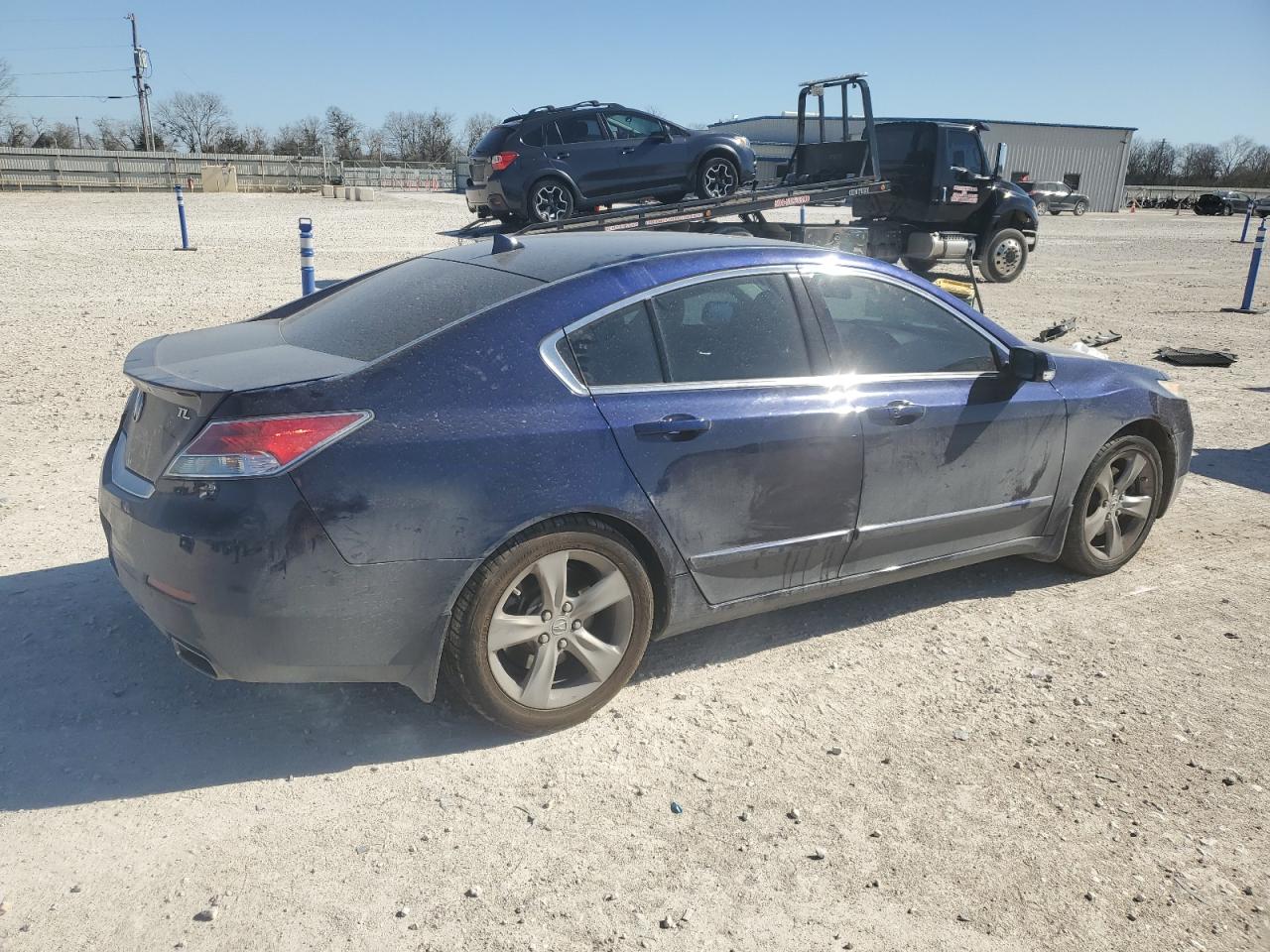 2013 Acura TL VIN 19UUA8F71DA010782 Copart auction photo, side / rear end damage thumbnail 3