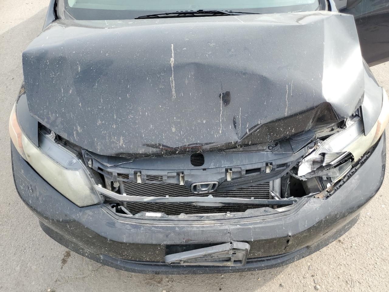 2012 Honda Civic VIN 19XFB2F56CE322219 Copart auction photo, front end damage thumbnail 11
