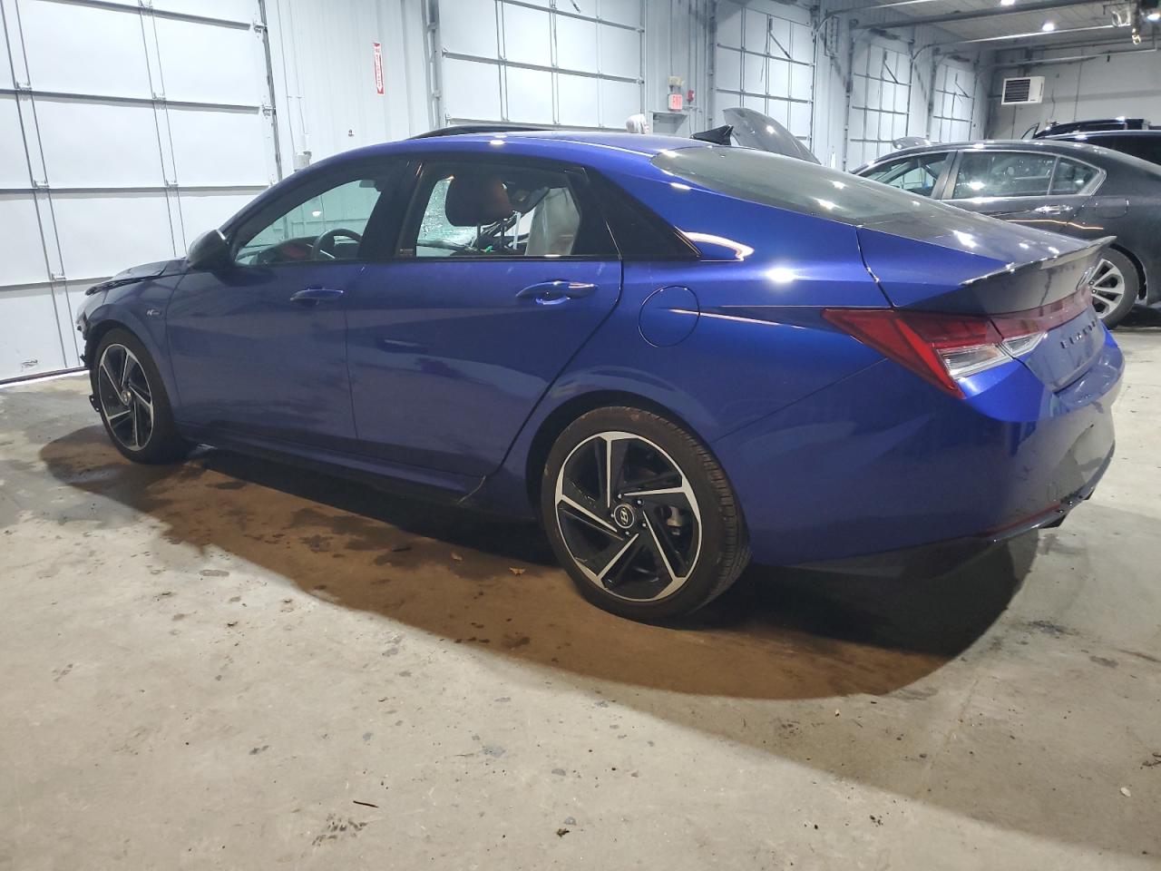 2023 Hyundai Elantra VIN KMHLR4AF6PU628978 Copart auction photo, front end / side damage thumbnail 2