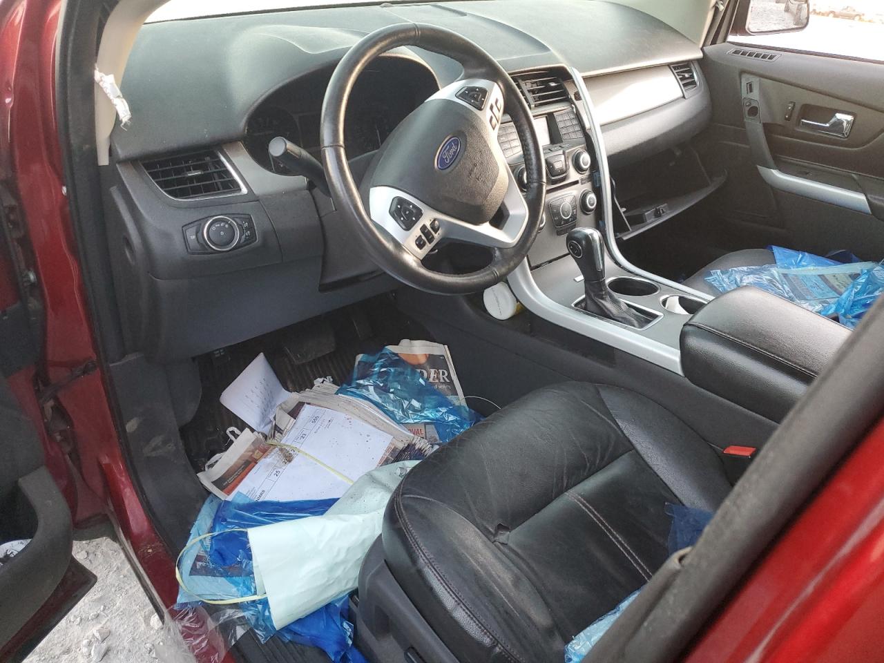 2014 Ford Edge VIN 2FMDK4JC0EBA85757 Copart auction photo, side / rear end damage thumbnail 8