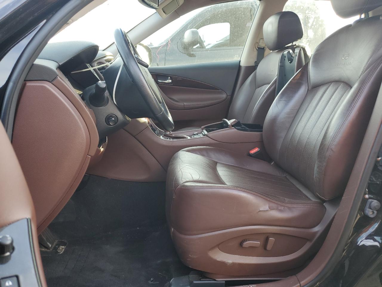 2012 Infiniti EX VIN JN1AJ0HR7CM452676 Copart auction photo, front end damage thumbnail 7