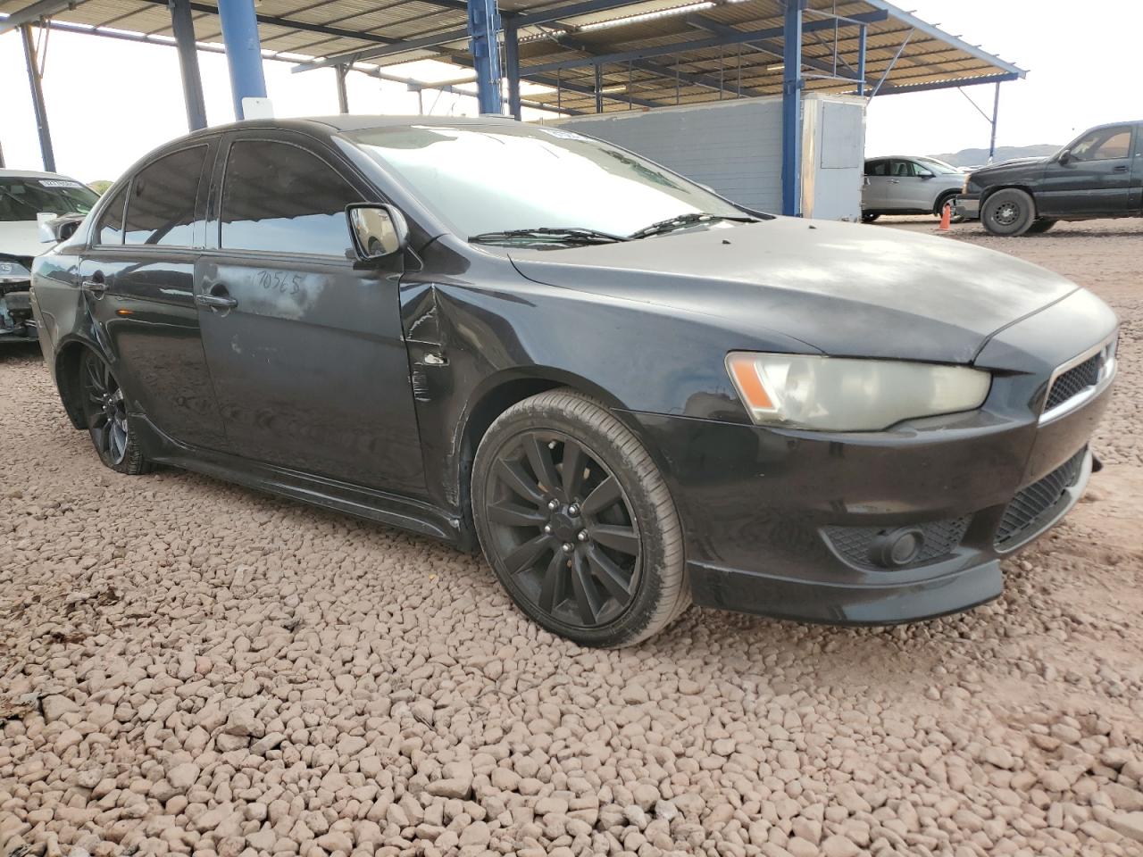2009 Mitsubishi Lancer VIN JA3AU86W69U001774 Copart auction photo, rear end / side damage thumbnail 4