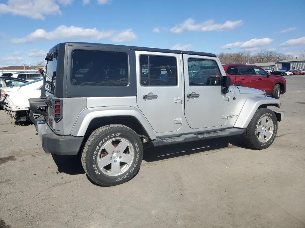 2012 Jeep Wrangler VIN 1C4HJWEG3CL169991 Copart auction photo, side damage thumbnail 3