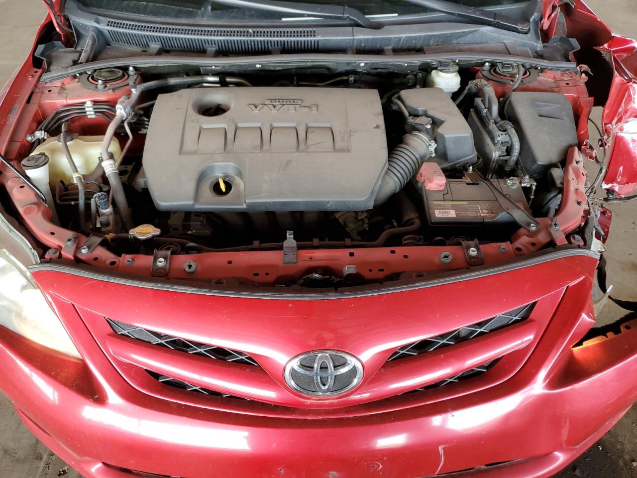 2011 Toyota Corolla VIN 2T1BU4EE1BC591165 Copart auction photo, front end damage thumbnail 11