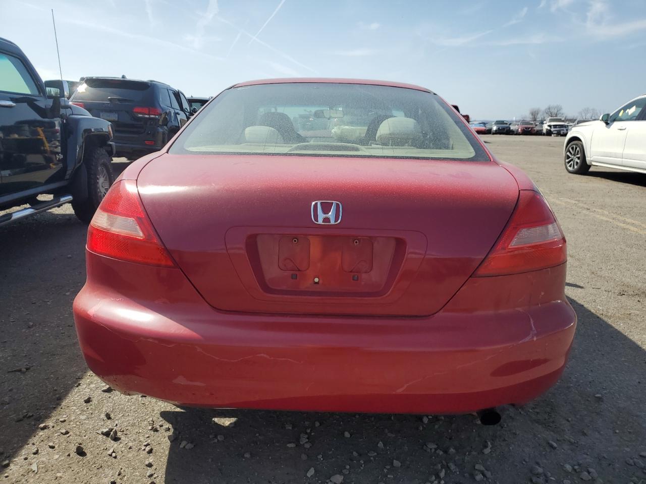 2003 Honda Accord VIN 1HGCM72643A017654 Copart auction photo, front end / side damage thumbnail 6