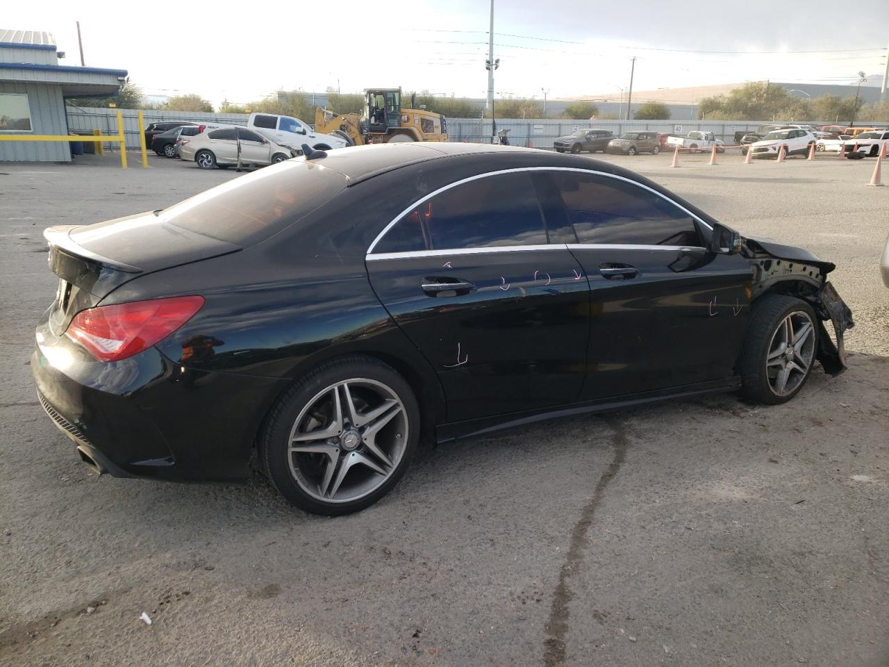 2015 Mercedes-Benz CLA-klasse VIN WDDSJ4EB8FN225789 Copart auction photo, front end damage thumbnail 3