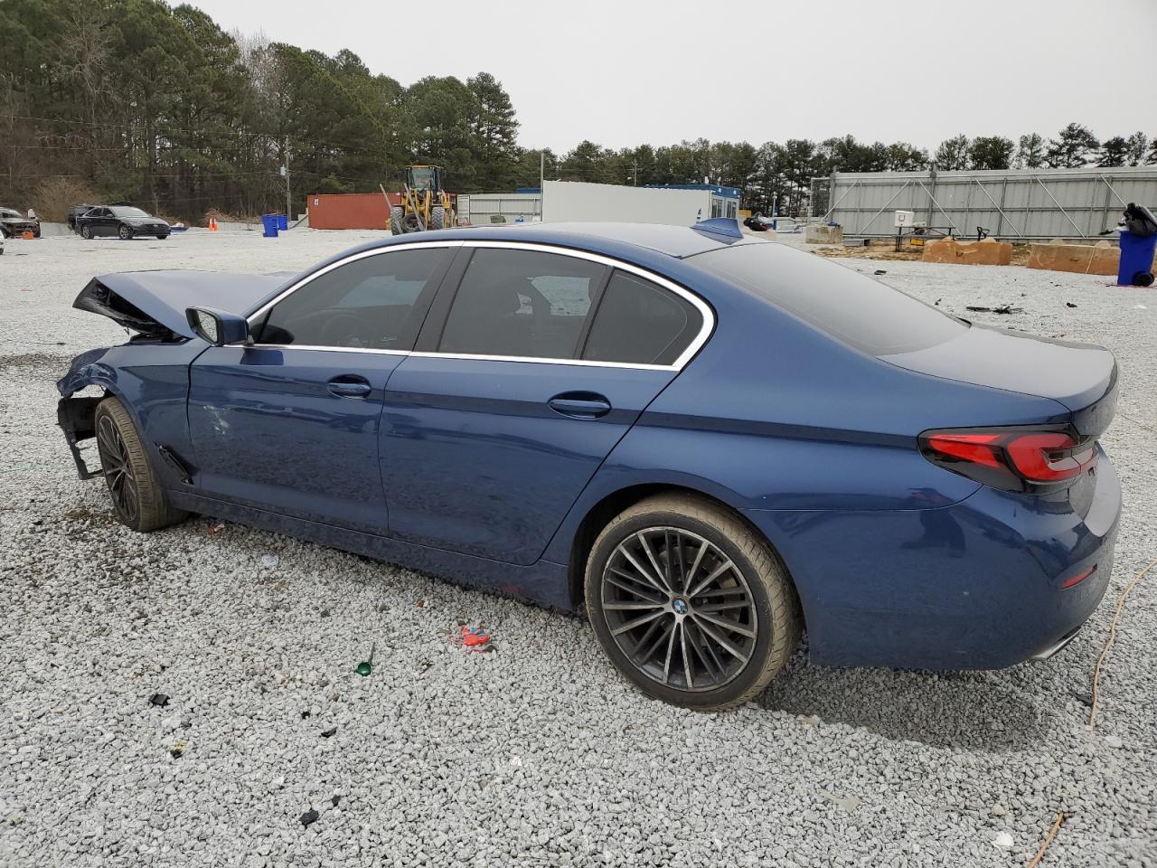 2021 BMW 5er VIN WBA53BH00MCF15209 Copart auction photo, front end / side damage thumbnail 2