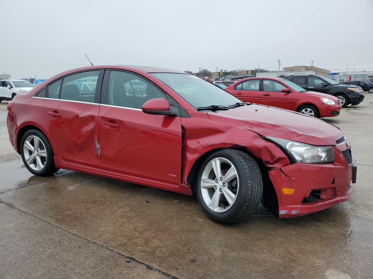 2014 Chevrolet Cruze VIN 1G1PE5SB7E7436735 Copart auction photo, side damage thumbnail 4