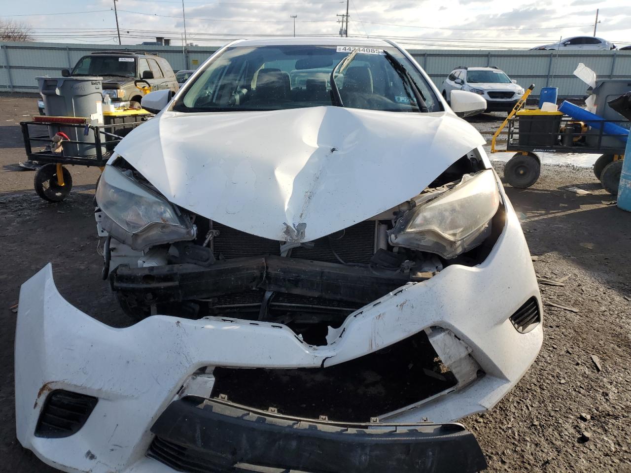 2014 Toyota Corolla VIN 2T1BURHE3EC017650 Copart auction photo, front end damage thumbnail 5