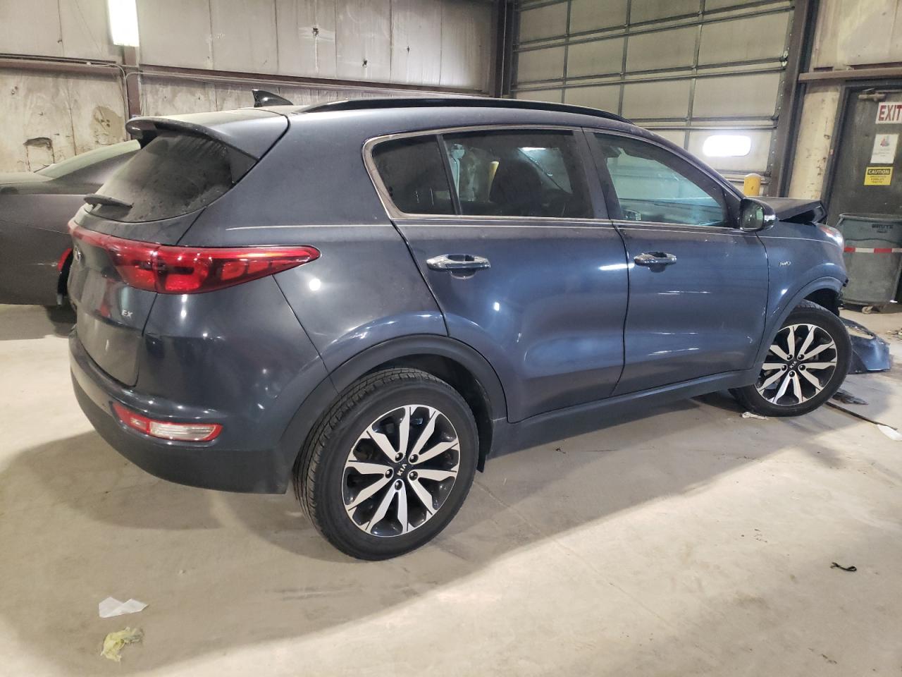 2018 KIA Sportage VIN KNDPNCACXJ7351145 Copart auction photo, front end / minor dent/scratches damage thumbnail 3