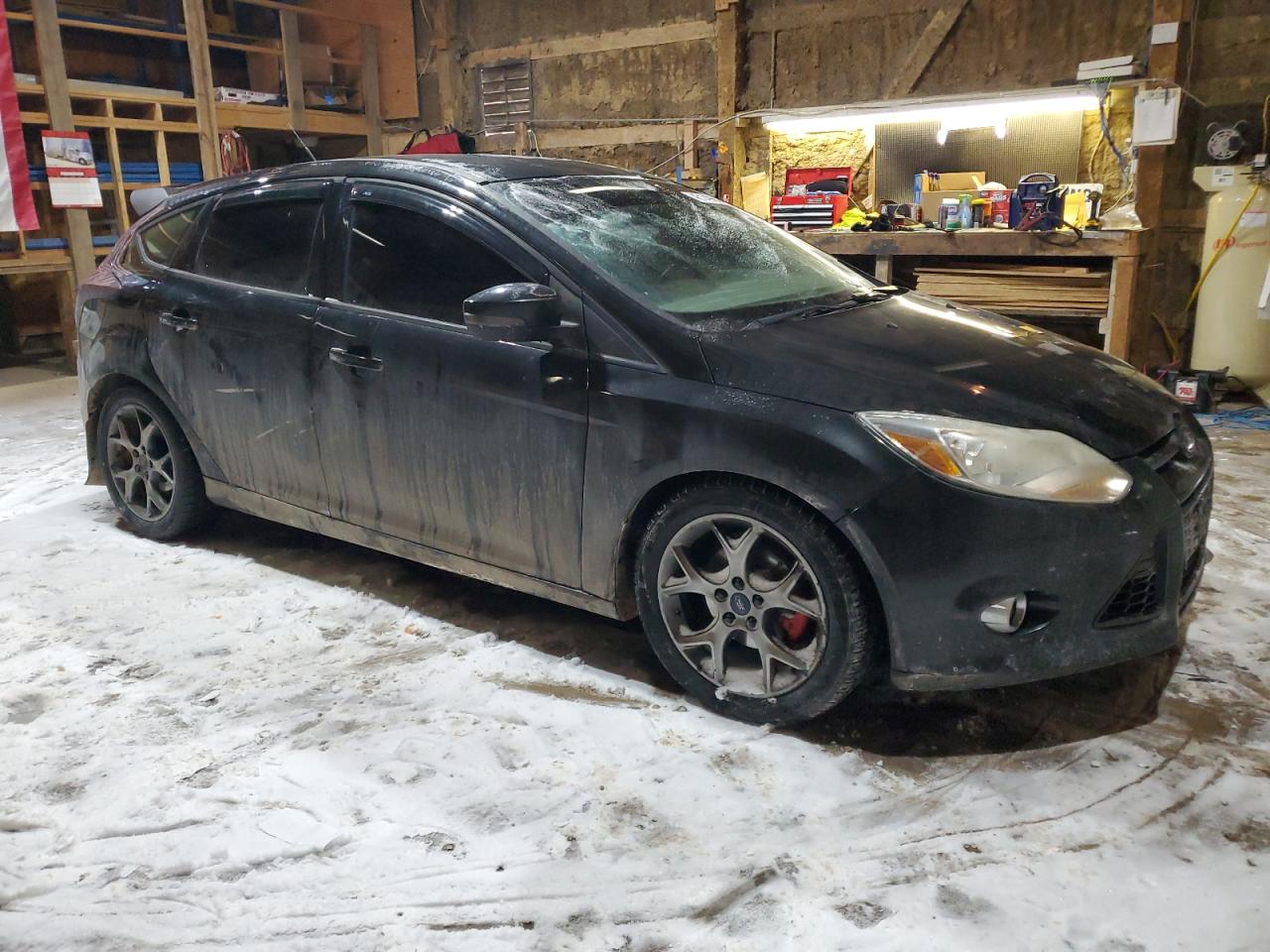 2014 Ford Focus VIN 1FADP3K28EL185049 Copart auction photo, minor dent/scratches / mechanical damage thumbnail 4