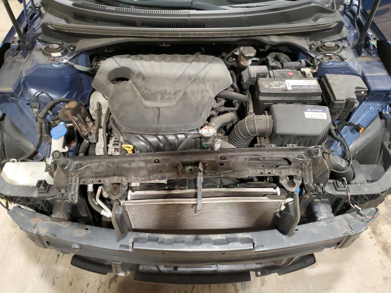 2017 Hyundai Veloster VIN KMHTC6AD0HU317222 Copart auction photo, front end / side damage thumbnail 11