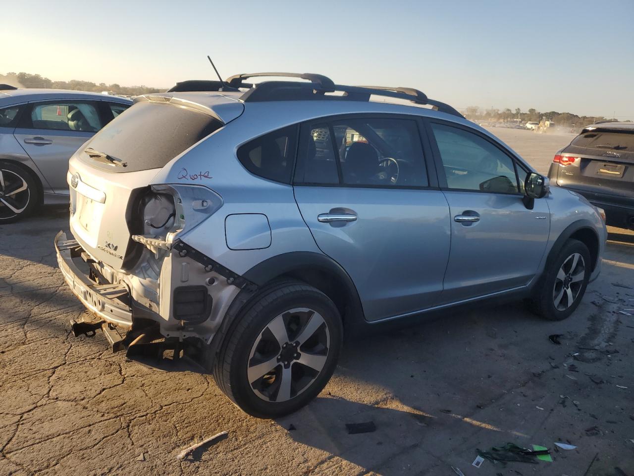 2014 Subaru XV VIN JF2GPBKC7EH309245 Copart auction photo, rear end damage thumbnail 3