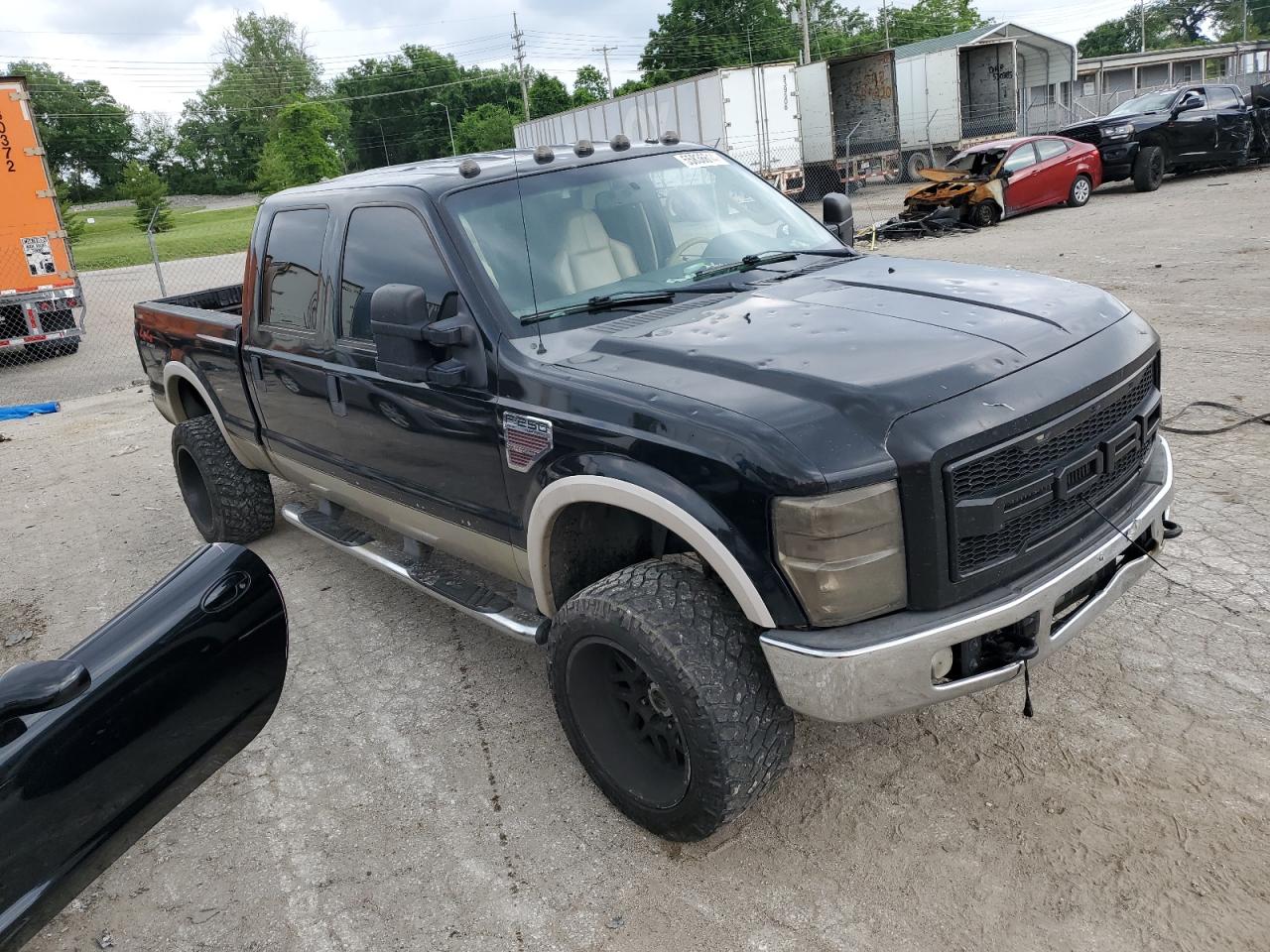 2008 Ford F250 VIN 1FTSW21R18EC24845 Copart auction photo, hail / mechanical damage thumbnail 4