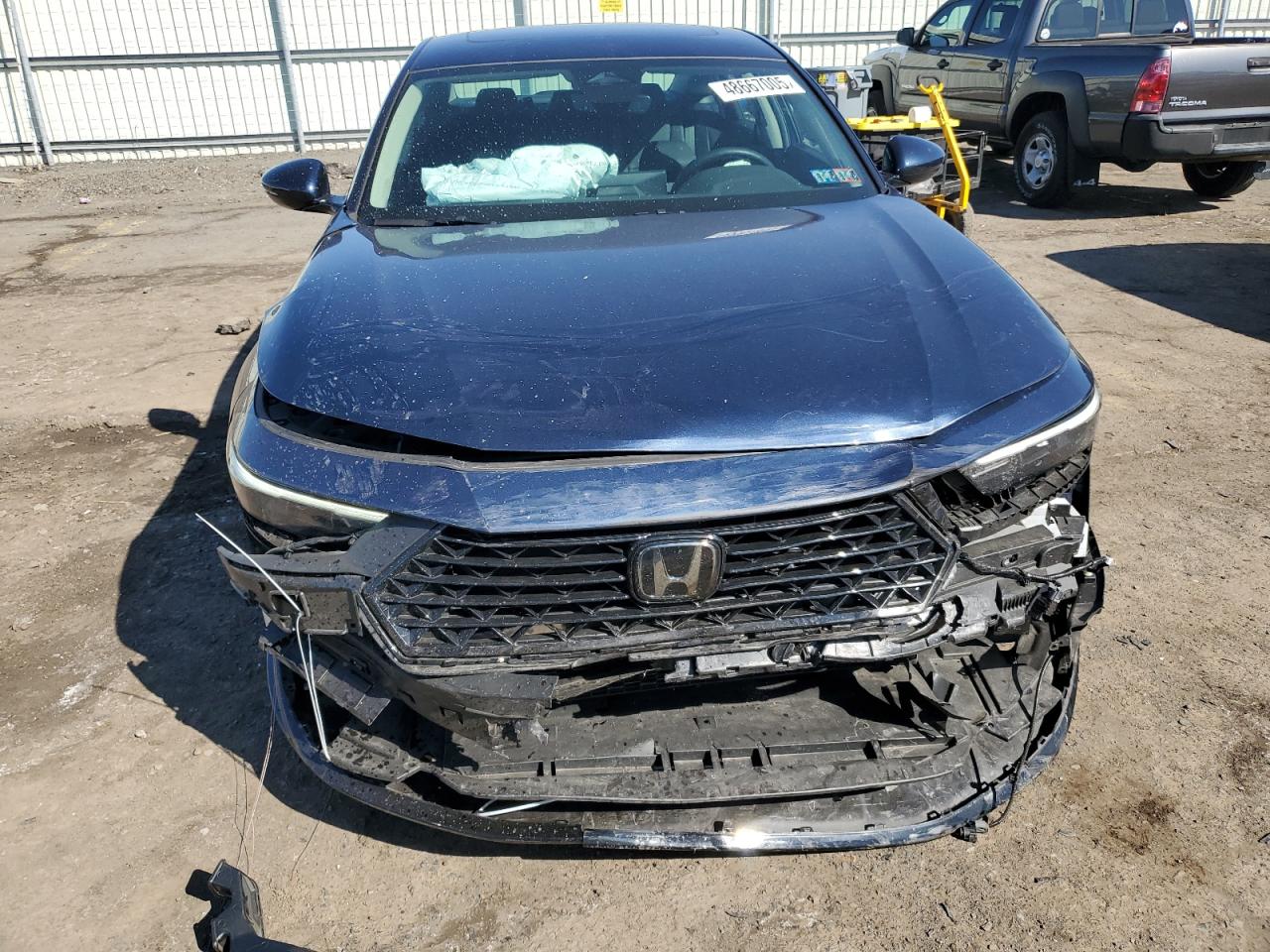 2023 Honda Accord VIN 1HGCY2F60PA047564 Copart auction photo, front end / side damage thumbnail 5