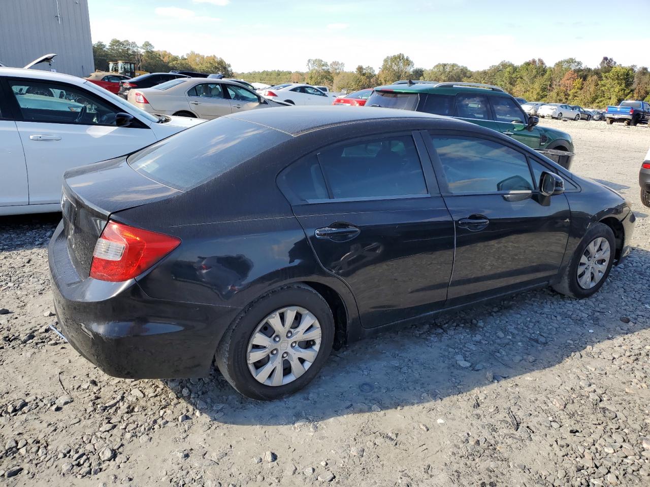 2012 Honda Civic VIN 19XFB2F56CE072853 Copart auction photo, minor dent/scratches damage thumbnail 3