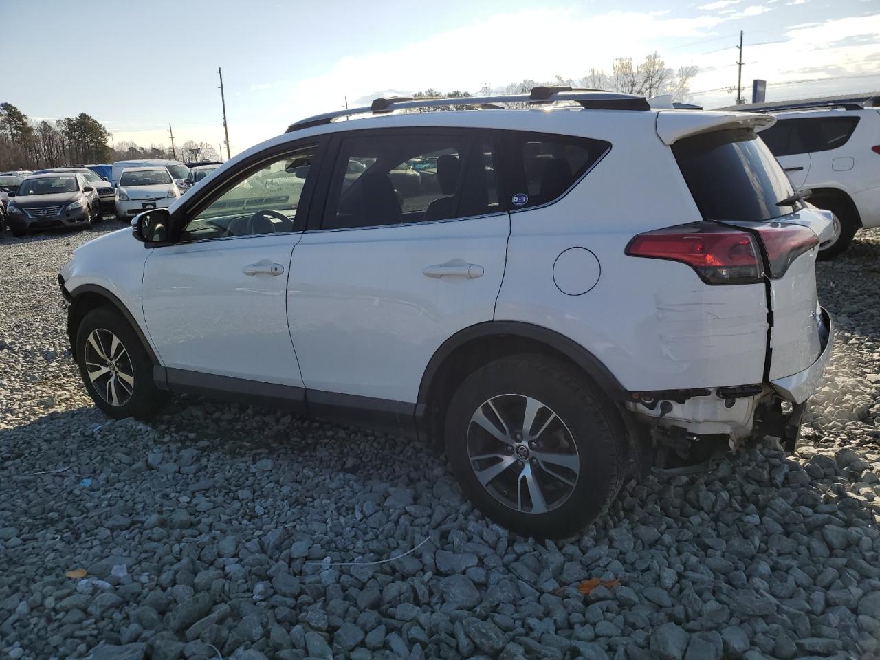 2017 Toyota RAV 4 VIN JTMWFREV4HJ104420 Copart auction photo, rear end / front end damage thumbnail 2