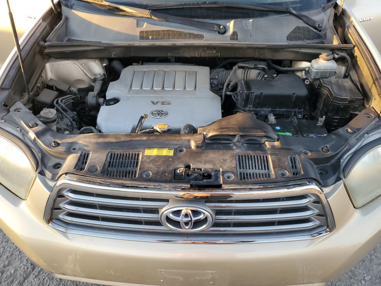 2008 Toyota Highlander VIN JTEDS43A282013724 Copart auction photo, rear end / side damage thumbnail 12