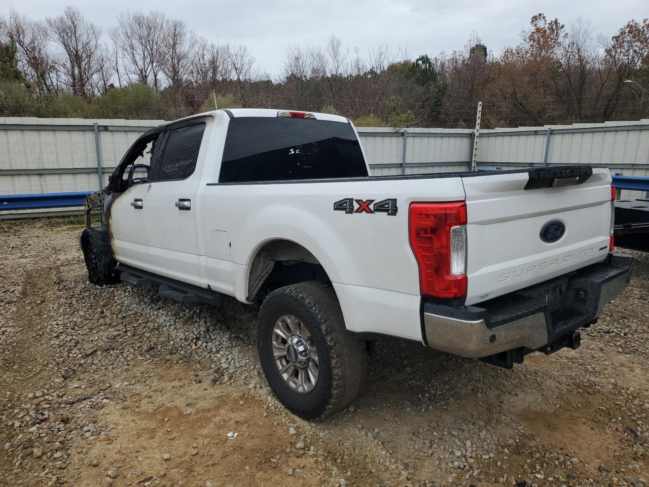 2017 Ford F250 VIN 1FT7W2B64HEB53408 Copart auction photo, burn damage thumbnail 3