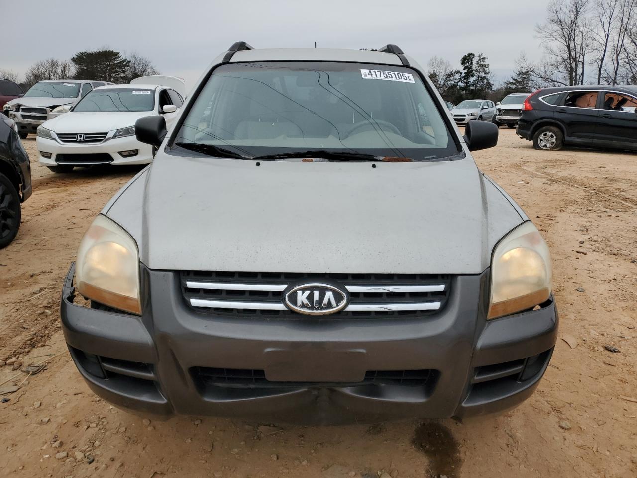 2006 KIA Sportage VIN KNDJF724467145179 Copart auction photo, front end damage thumbnail 5