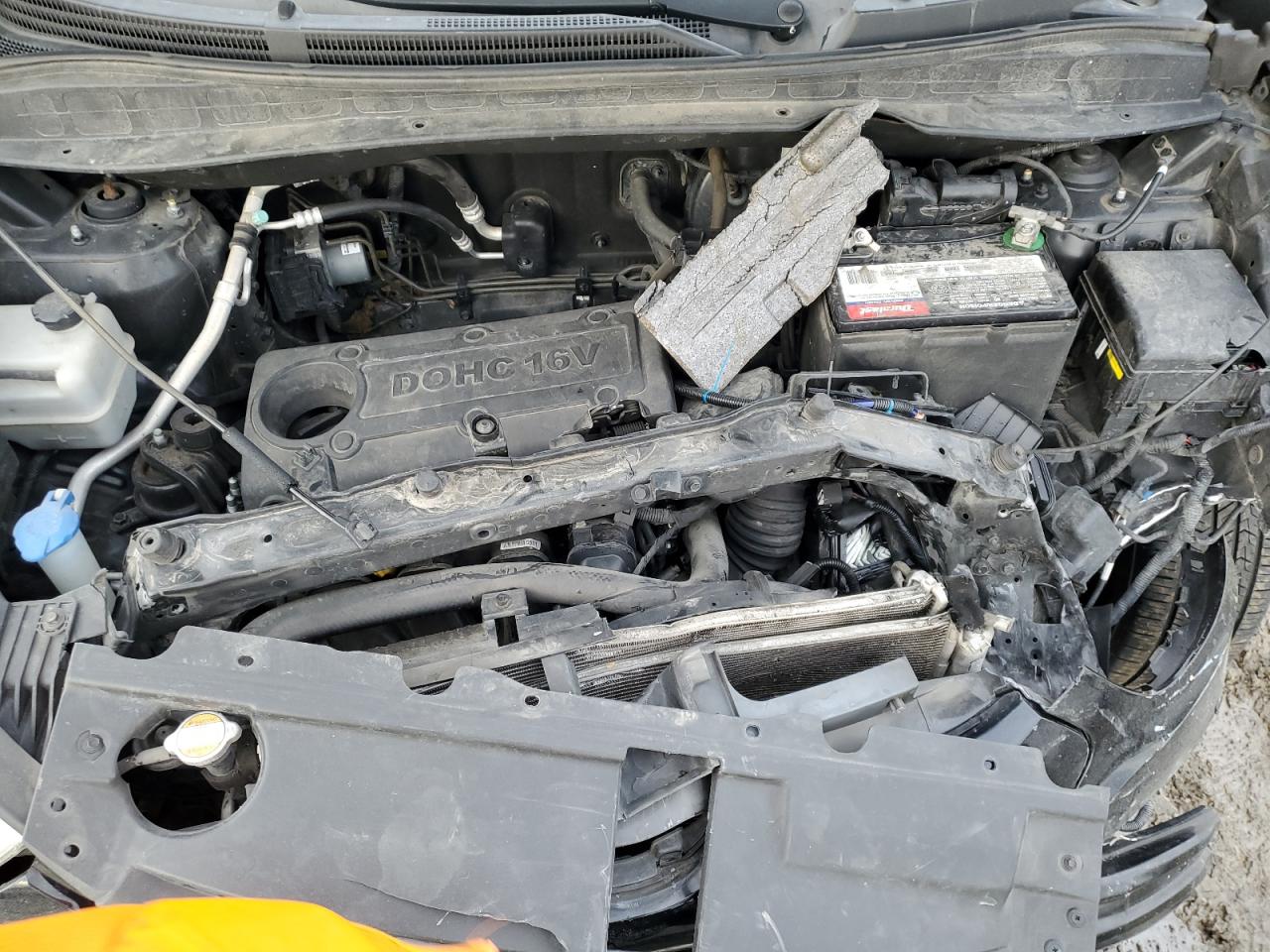 2012 Hyundai Tucson VIN KM8JU3AC7CU532065 Copart auction photo, front end damage thumbnail 13