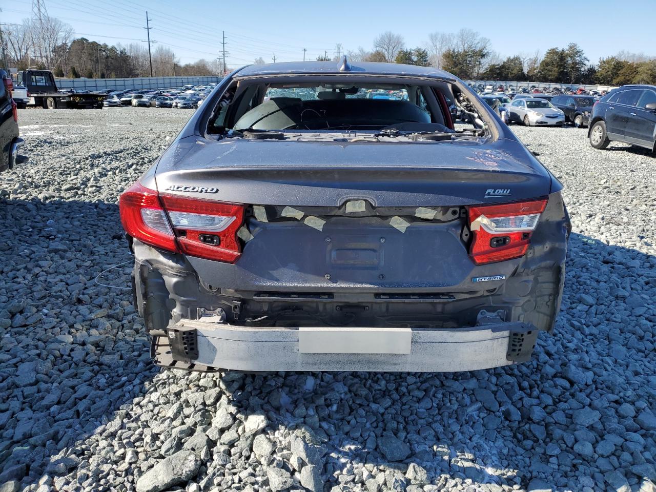 2019 Honda Accord VIN 1HGCV3F14KA004938 Copart auction photo, rear end damage thumbnail 6