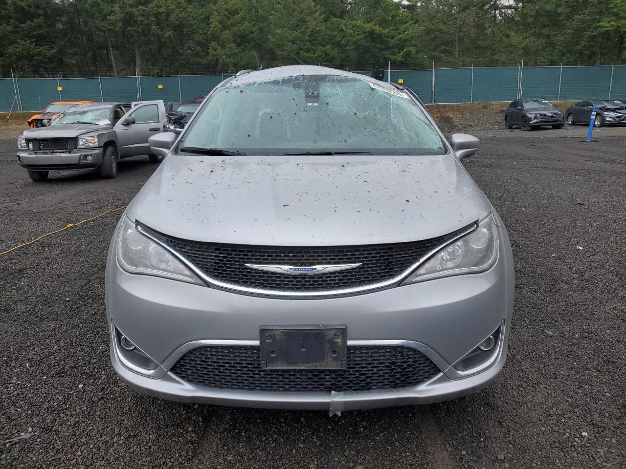 2018 Chrysler Pacifica VIN 2C4RC1EG2JR271577 Copart auction photo, all over / top/roof damage thumbnail 5