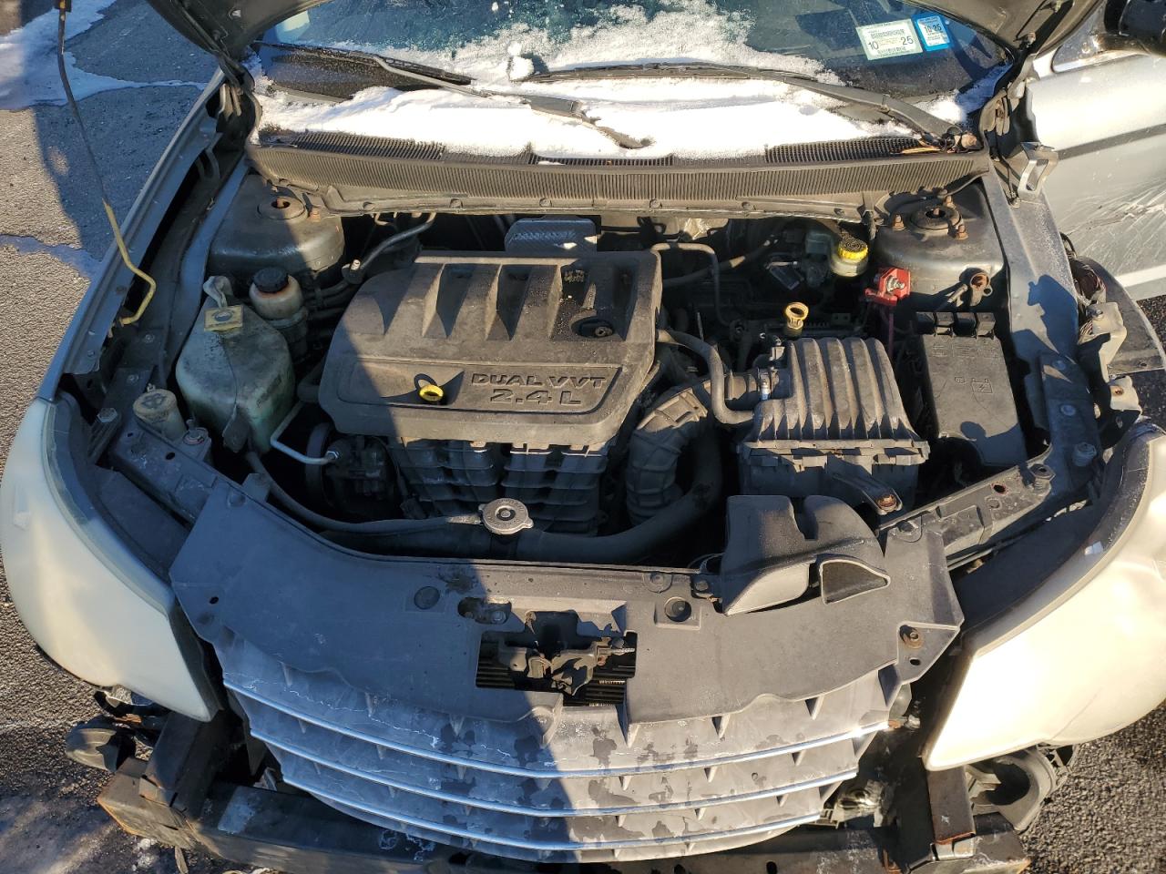2007 Chrysler Sebring VIN 1C3LC66K17N694005 Copart auction photo, front end / side damage thumbnail 12