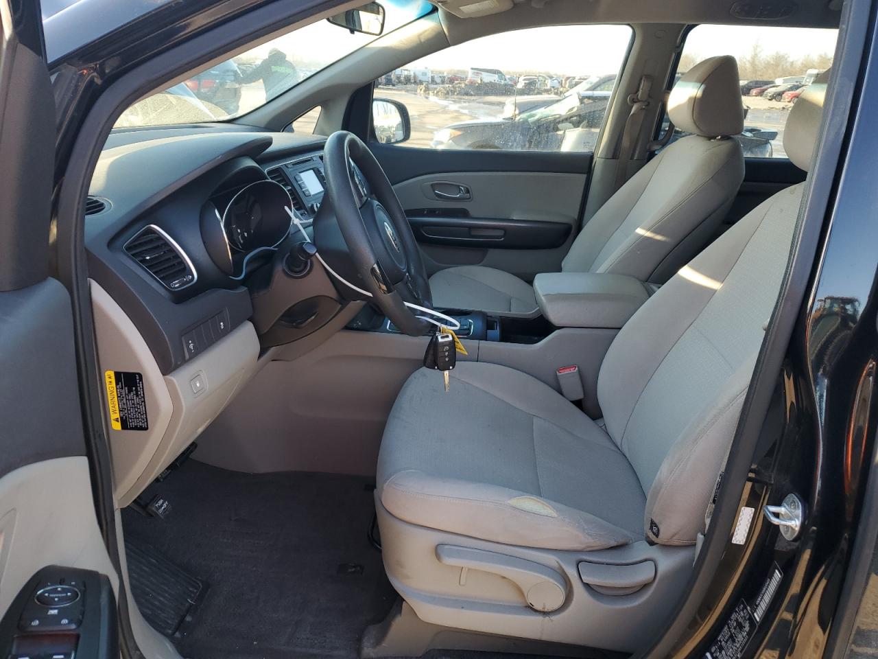 2016 KIA Sedona VIN KNDMA5C10G6120405 Copart auction photo, front end damage thumbnail 7