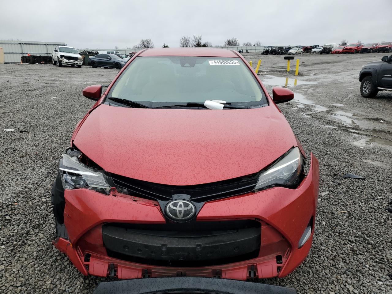 2017 Toyota Corolla VIN 2T1BURHEXHC769155 Copart auction photo, side / front end damage thumbnail 5
