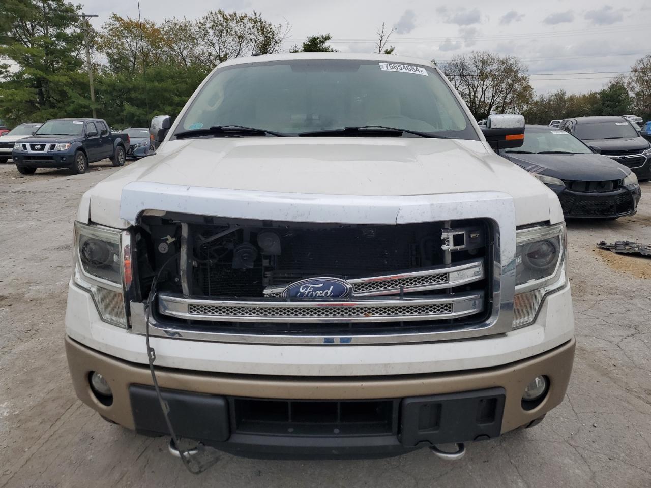 2014 Ford F-150 VIN 1FTFW1ET2EFA26119 Copart auction photo, front end / rear end damage thumbnail 5
