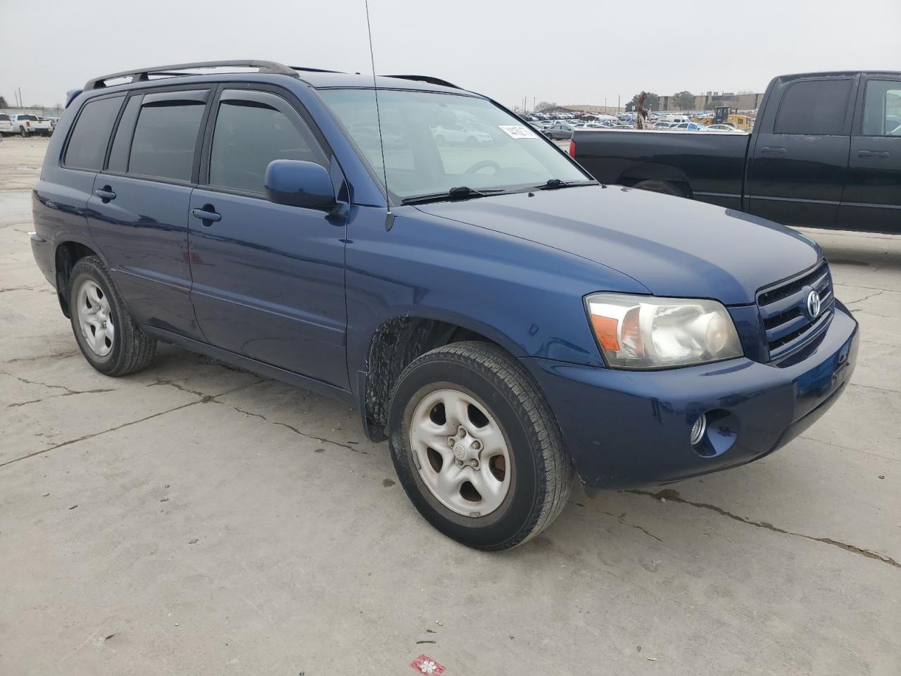 2007 Toyota Highlander VIN JTEGD21A770158962 Copart auction photo, side damage thumbnail 4