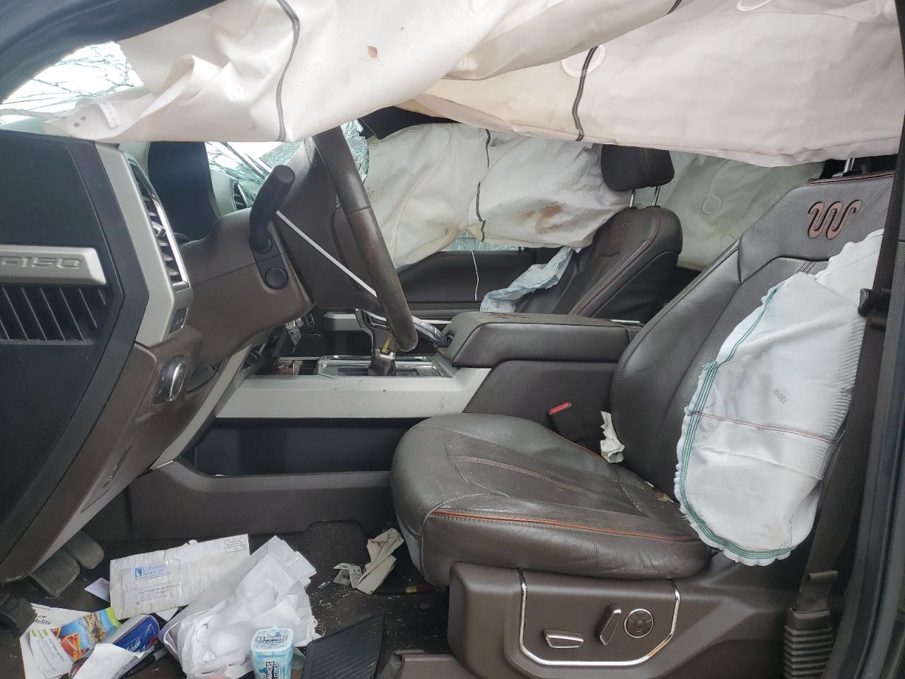 2015 Ford F-150 VIN 1FTEW1EG8FFD00889 Copart auction photo, rollover damage thumbnail 7