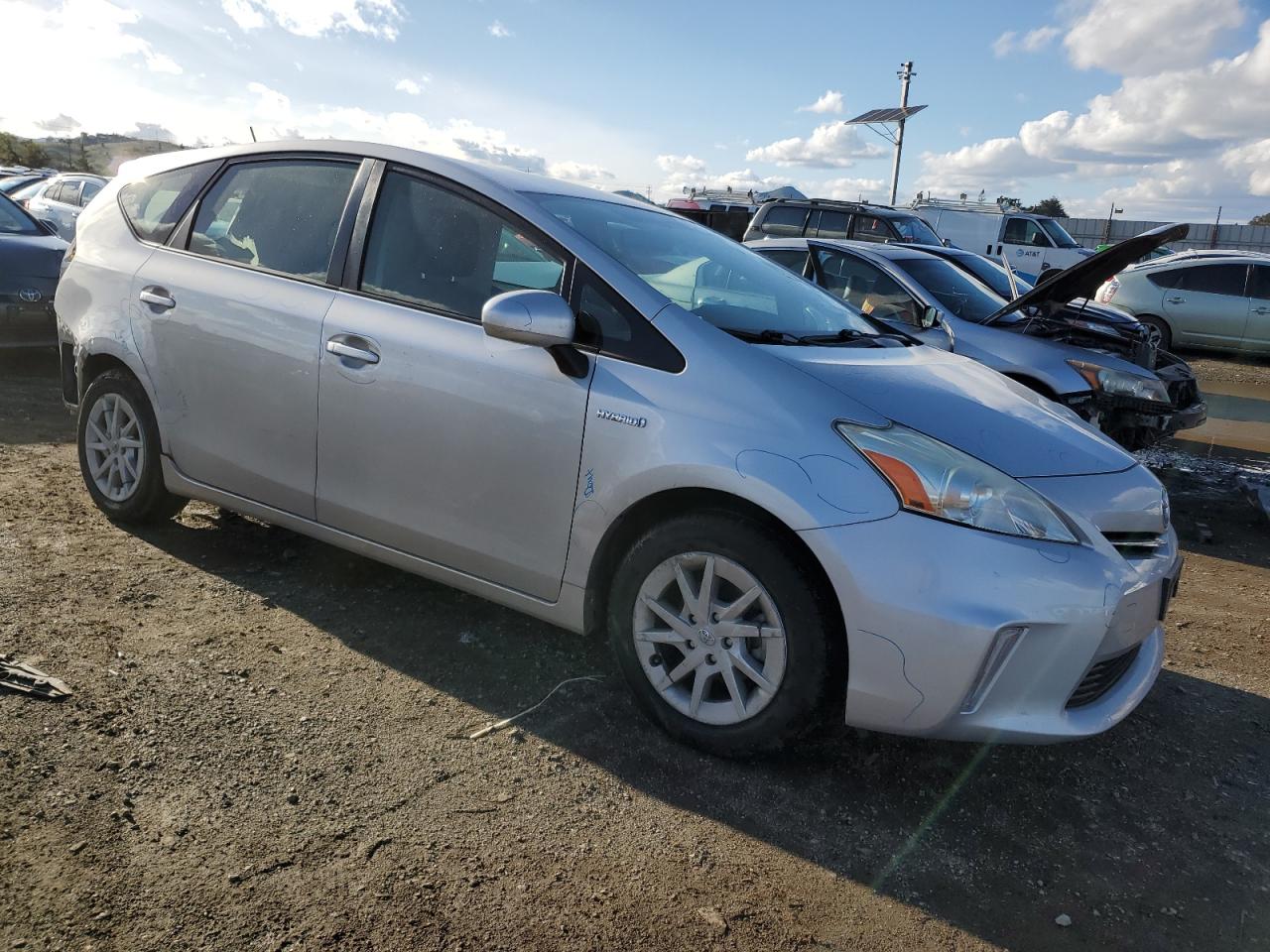 2013 Toyota Prius VIN JTDZN3EU9D3242862 Copart auction photo, rear end damage thumbnail 4