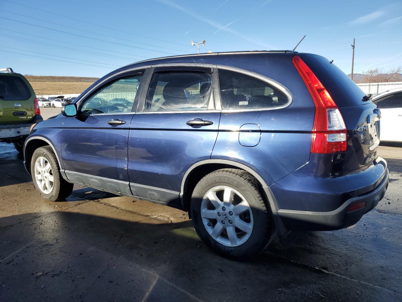 2007 Honda CR-V VIN JHLRE485X7C011387 Copart auction photo, front end / side damage thumbnail 2