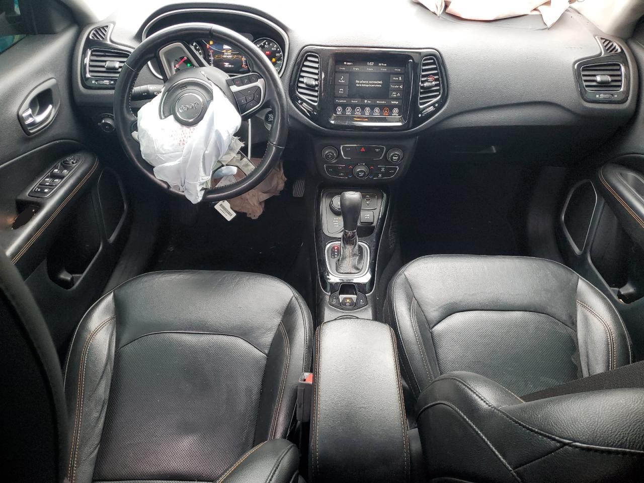 2020 Jeep Compass VIN 3C4NJDCB5LT223293 Copart auction photo, front end / mechanical damage thumbnail 8