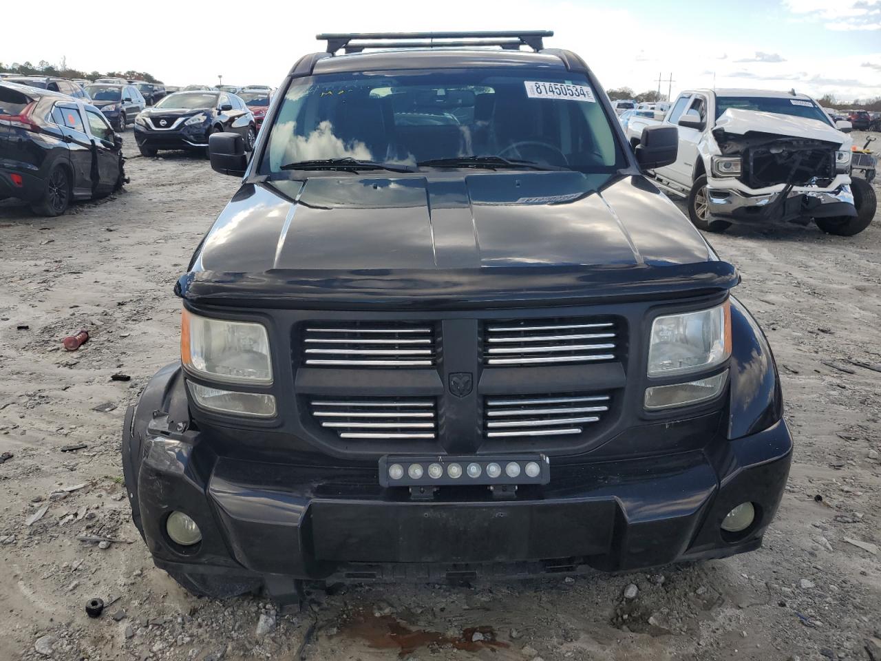 2007 Dodge Nitro VIN 1D8GU58K97W636589 Copart auction photo, front end damage thumbnail 5