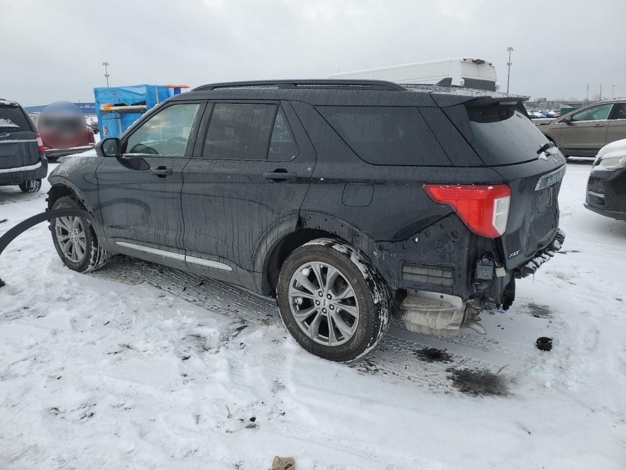 2022 Ford Explorer VIN 1FMSK8DH5NGC04529 Copart auction photo, front end damage thumbnail 2
