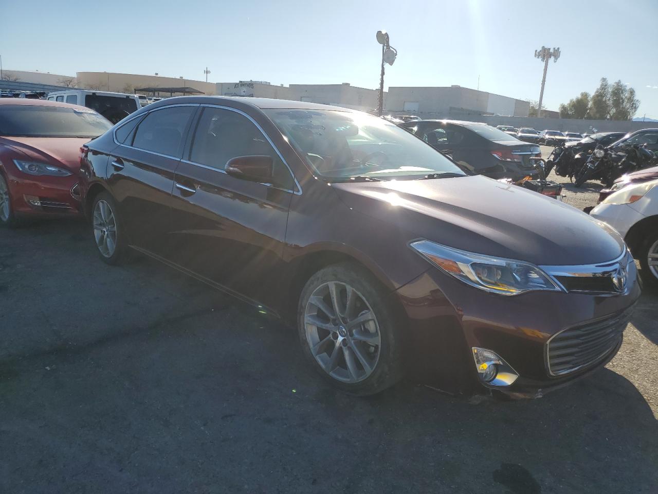 2015 Toyota Avalon VIN 4T1BK1EBXFU185741 Copart auction photo, rear end / front end damage thumbnail 4