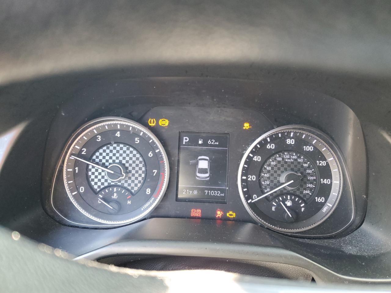 2020 Hyundai Elantra VIN KMHD74LF3LU899496 Copart auction photo, side / front end damage thumbnail 9