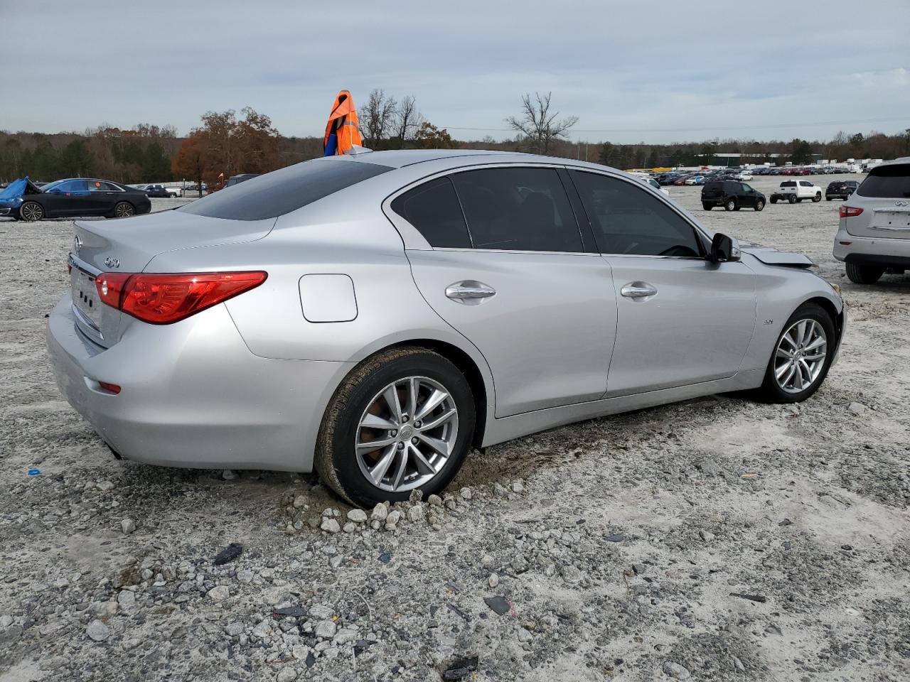 2016 Infiniti Q50 VIN JN1EV7AP1GM304035 Copart auction photo, front end damage thumbnail 3
