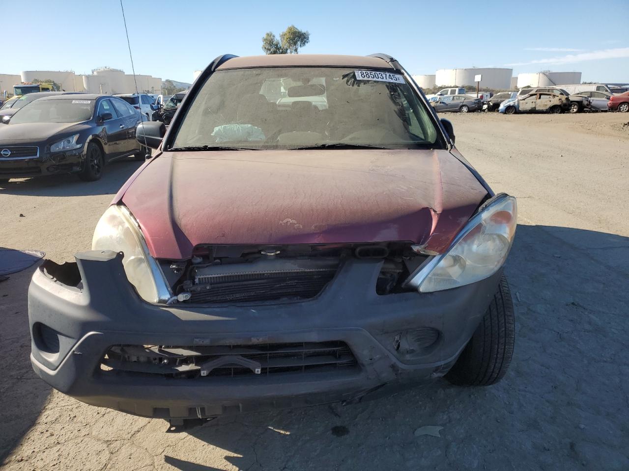 2005 Honda CR-V VIN JHLRD68555C015830 Copart auction photo, front end damage thumbnail 5