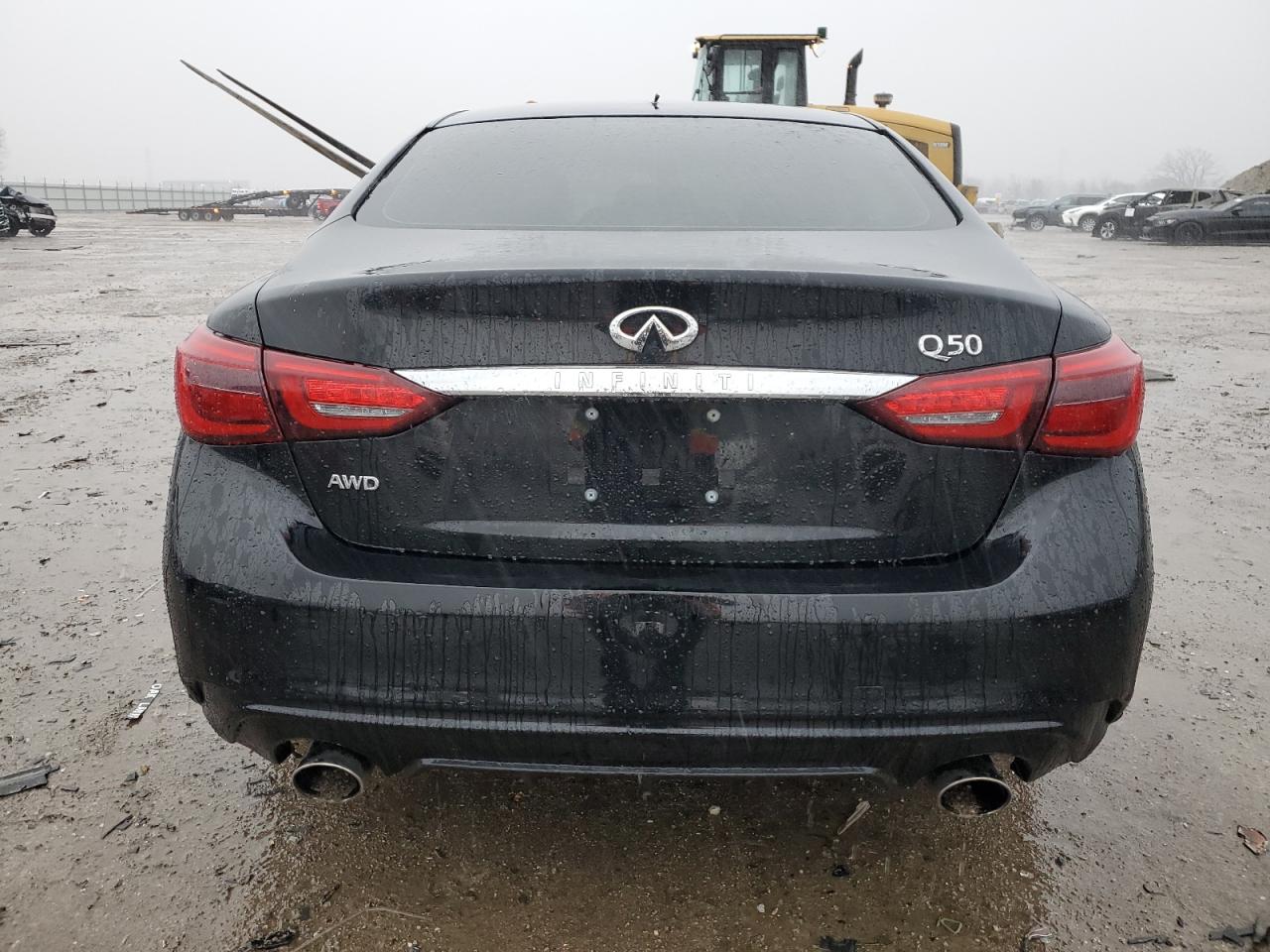 2021 Infiniti Q50 VIN JN1EV7BR4MM751986 Copart auction photo, vandalism damage thumbnail 6
