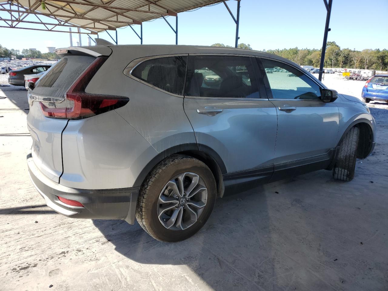 2022 Honda CR-V VIN 5J6RW1H87NA006413 Copart auction photo, side / front end damage thumbnail 3