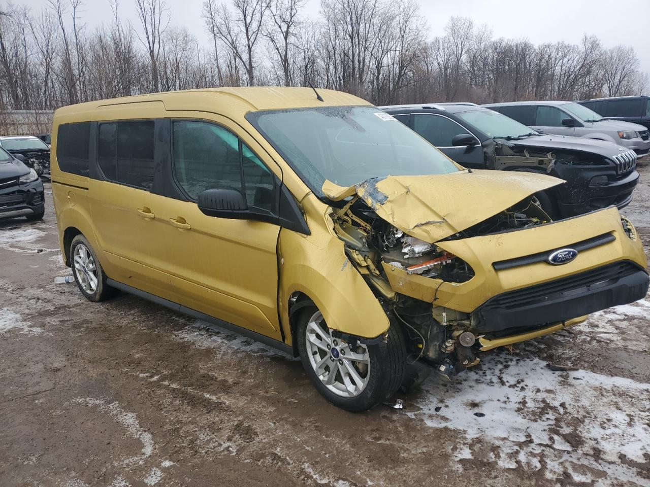 2016 Ford Transit VIN NM0GE9F74G1276546 Copart auction photo, front end / side damage thumbnail 4