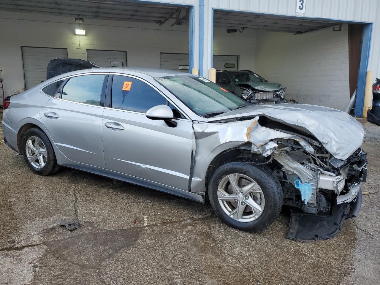 2022 Hyundai Sonata VIN 5NPEG4JA9NH138291 Copart auction photo, all over damage thumbnail 4