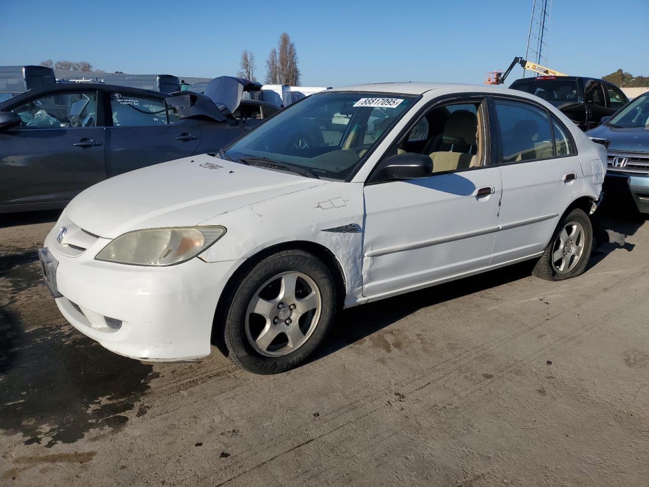2005 Honda Civic VIN 2HGES16535H517855