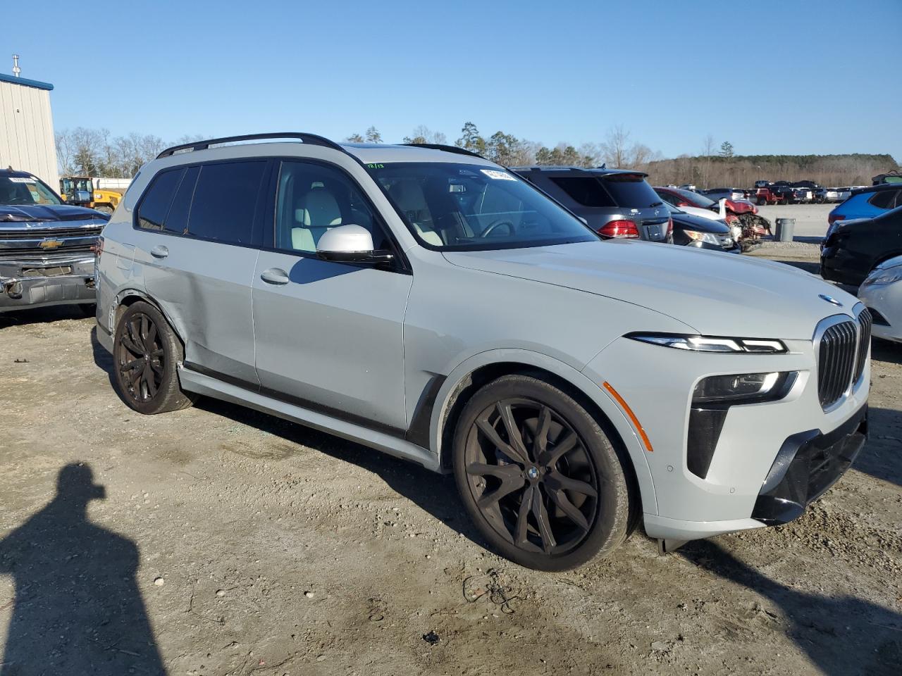 2023 BMW X7 VIN 5UX23EM03P9P48219 Copart auction photo, side damage thumbnail 4