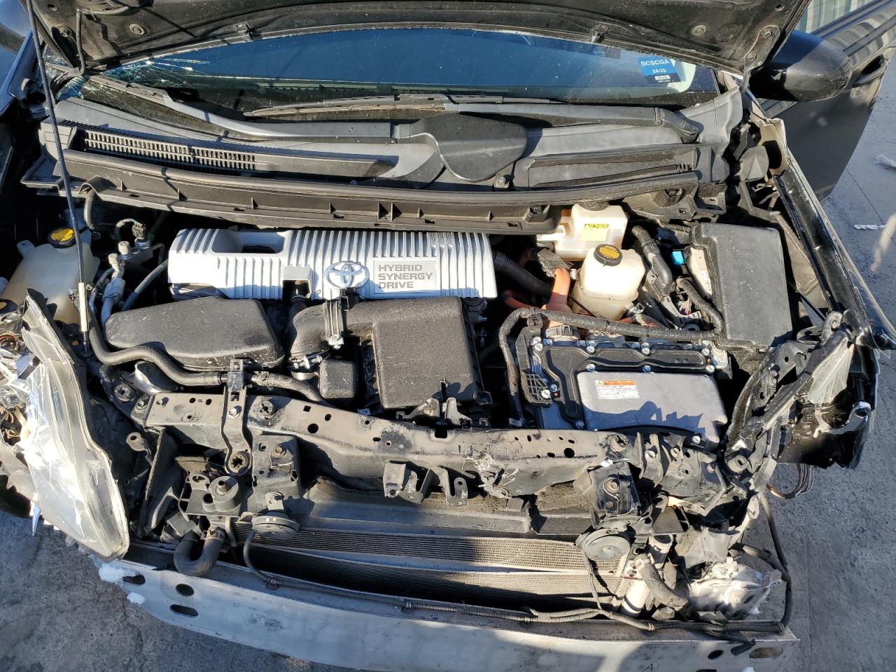 2011 Toyota Prius VIN JTDKN3DU3B1421376 Copart auction photo, front end damage thumbnail 12